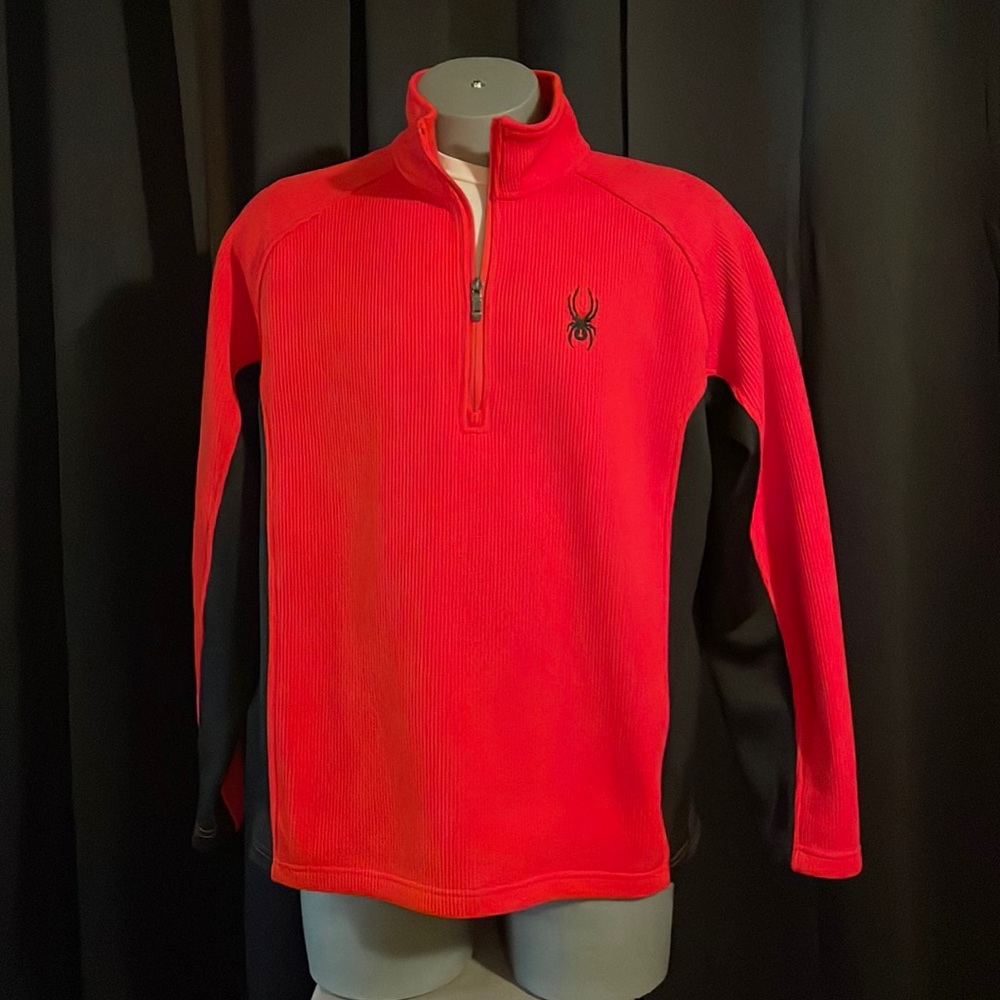 Spider zip up long sleeve sweatshirt, men’s XL